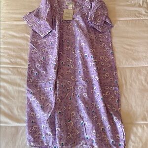MMS Design Studio Purple Floral Nightgown